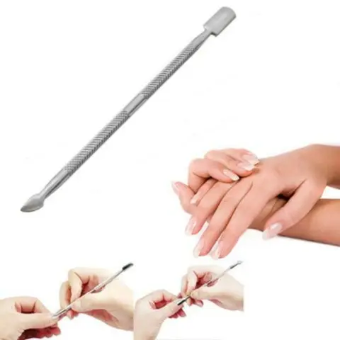 Pusher Remover Nail Cleaner Manicure Tool Stainless Steel  Remover Trimmer Spoon Cleaner  Fingernail