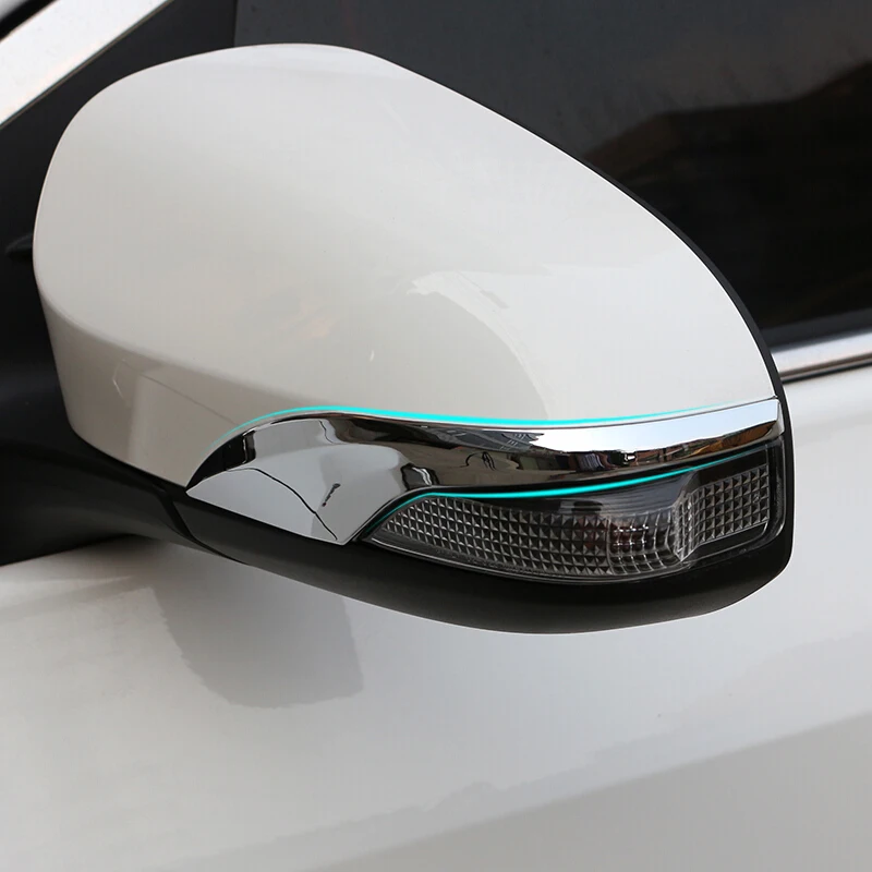 Для Toyota Yaris Vitz ABS хромированное Автомобильное зеркало заднего вида, накладка, украшение для рамки, аксессуары для литья