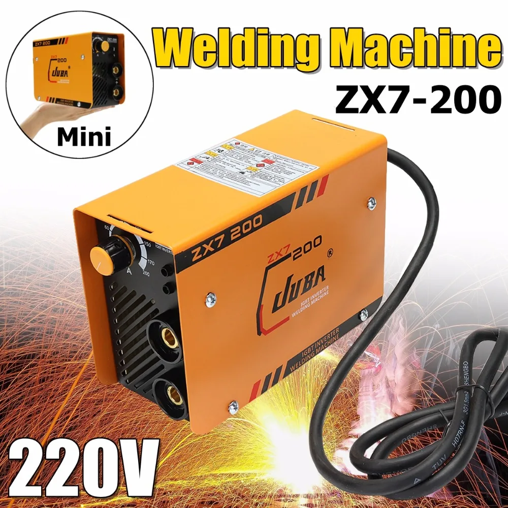 New Design Mini ZX7 200 DUBA ARC Welding Machine MMA Welder DC