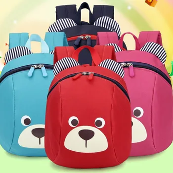 

Stroller Accessories cartoon bear backpack anti lost children Toys Plush bag girls boys kids Backpacks baby cute safety bags fun