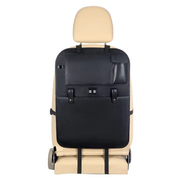 

Car Auto Seat Back Protector Cover 4 Usb Charger Leather Children Kick Mat Mud Clean / For Baby Protect Auto Seats Covers Kick