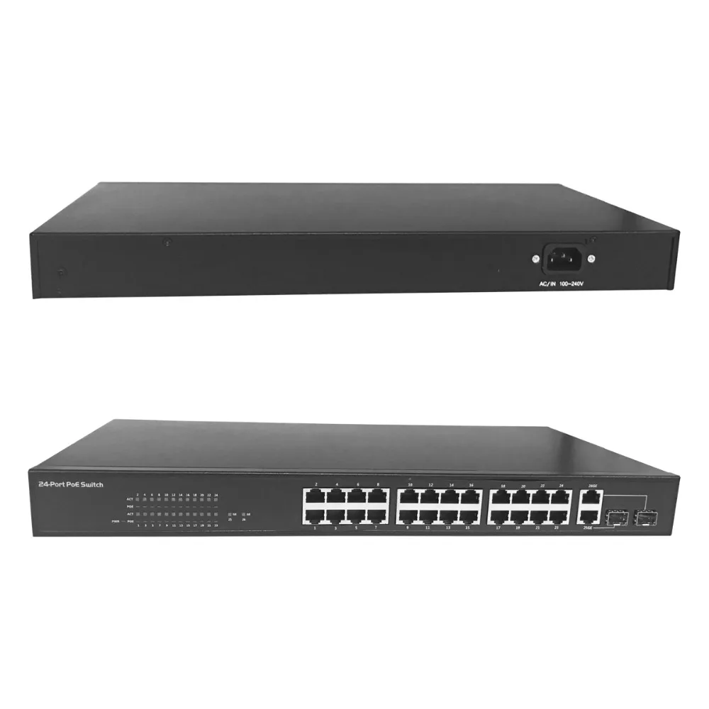 Anpviz-24-Port-10-100Mbps-with-2-Gigabit-TP-SFP-Combo-PoE-Switch-Power-supply-for
