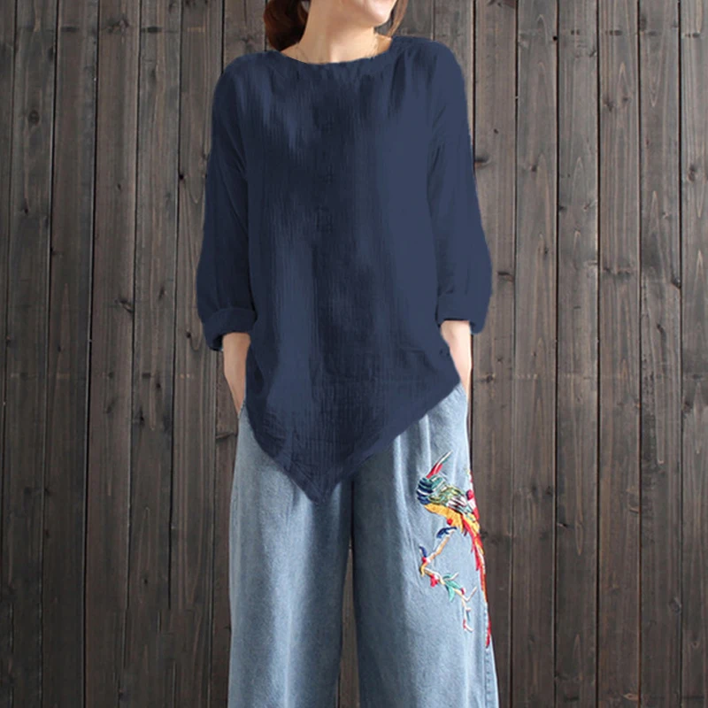 Cotton Linen Blouse (5)
