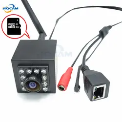 Hqcam 960 P Мини Wi-Fi ip-камера Беспроводная камера, 10 шт. 940 инфракрасный Ночное видение SD карты домашнего наблюдения внешний микрофон