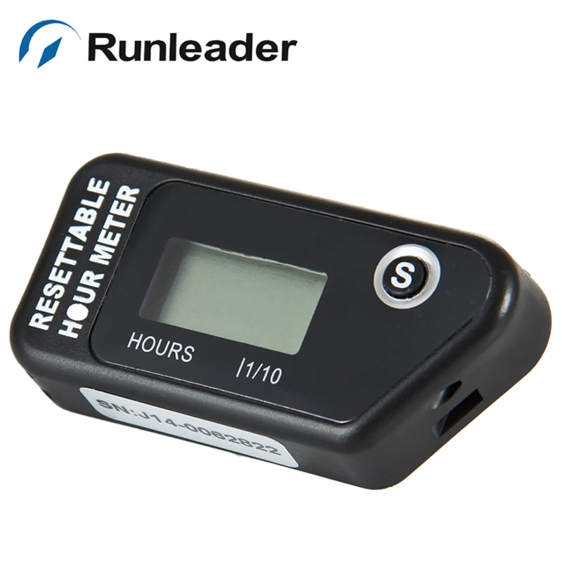 

Digital Engine Hour Meter Inductive Waterproof LCD Hourmeter for Motorcycle Dirt Quad Bike Marine ATV Snowmobile PIT BIKE