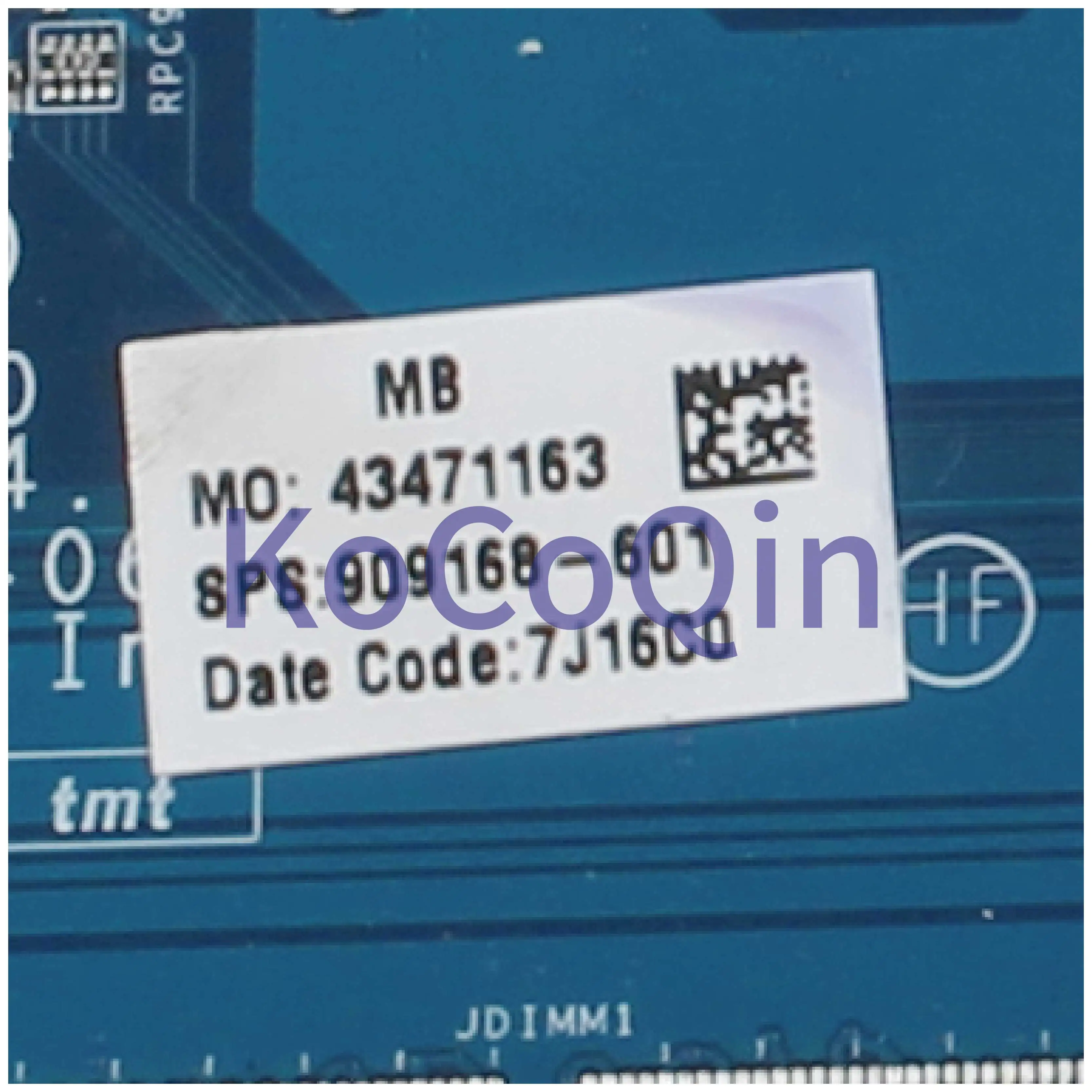KoCoQin placa base para portátil HP TPN-C125 15-AY placa base LA-D704P 909168-001 SR2UW I3-6006U KoCoQin placa base para portátil HP TPN-C125 15-AY placa base LA-D704P 909168-001 SR2UW I3-6006U