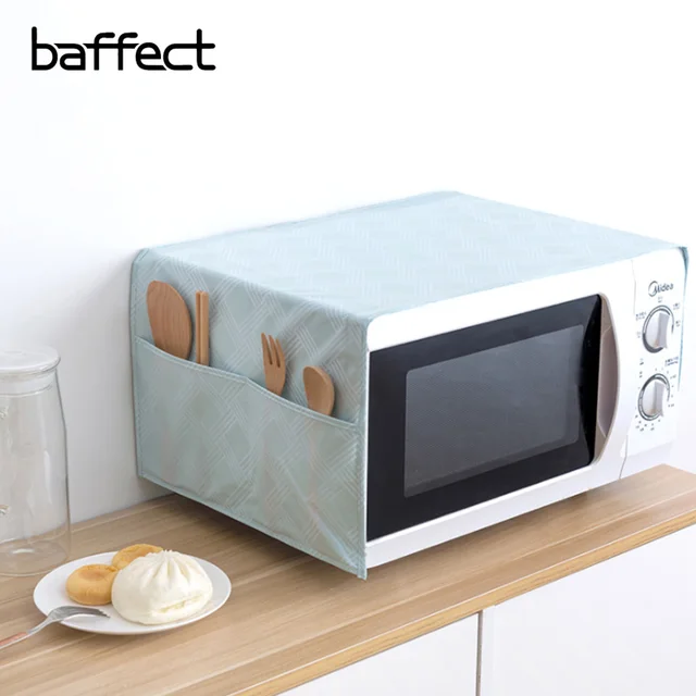 Best Offers Protective Covers For Microwave Oven Waterproof Dustproof Oven Cover Kitchen Home Decor Cover Cloth Multi Function Waterproof