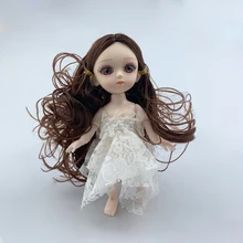 1/12 bjd Doll Toy Original Girls Princess Dolls 14 Joint Bjd Doll Toy Lovely Kids Christmas Gift Baby Toys for Girls Gold Brown 1/12 bjd Doll Toy Original Girls Princess Dolls 14 Joint Bjd Doll Toy Lovely Kids Christmas Gift Baby Toys for Girls Gold Brown