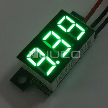 

Digital Meter/Voltage Meter DC 0.00V~30.0V Voltmeter Green Led display Panel Meter DC 12V 24V Volt Meter/Monitor/Tester