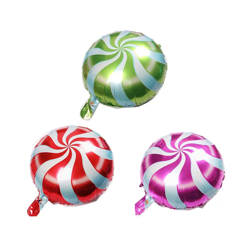100 шт. красочные конфеты фольги Воздушные шары День рождения украшения Дети воздушный шар anniversaire Babyshower сувениры