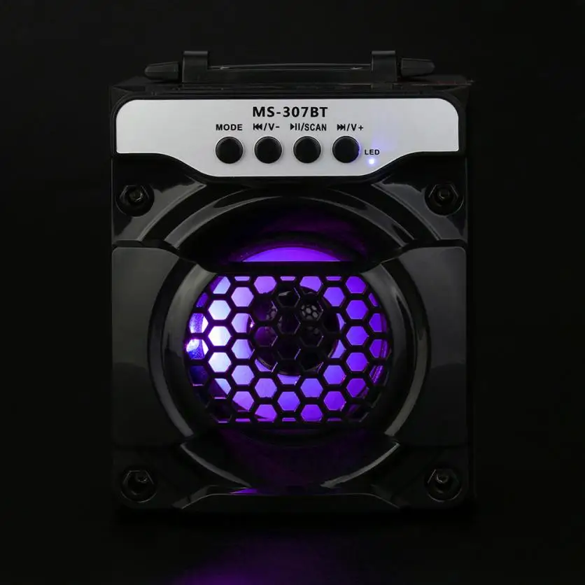 HIPERDEAL светодиодный Мультимедиа Bluetooth Беспроводной Портативный Динамик Super Bass с USB/TF/AUX/FM Rad сабвуфер громкий динамик s TF FM 6Ot6