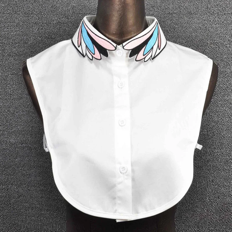 Women's Fake Collar Shirt White Fake Collar Women Detachable Collars