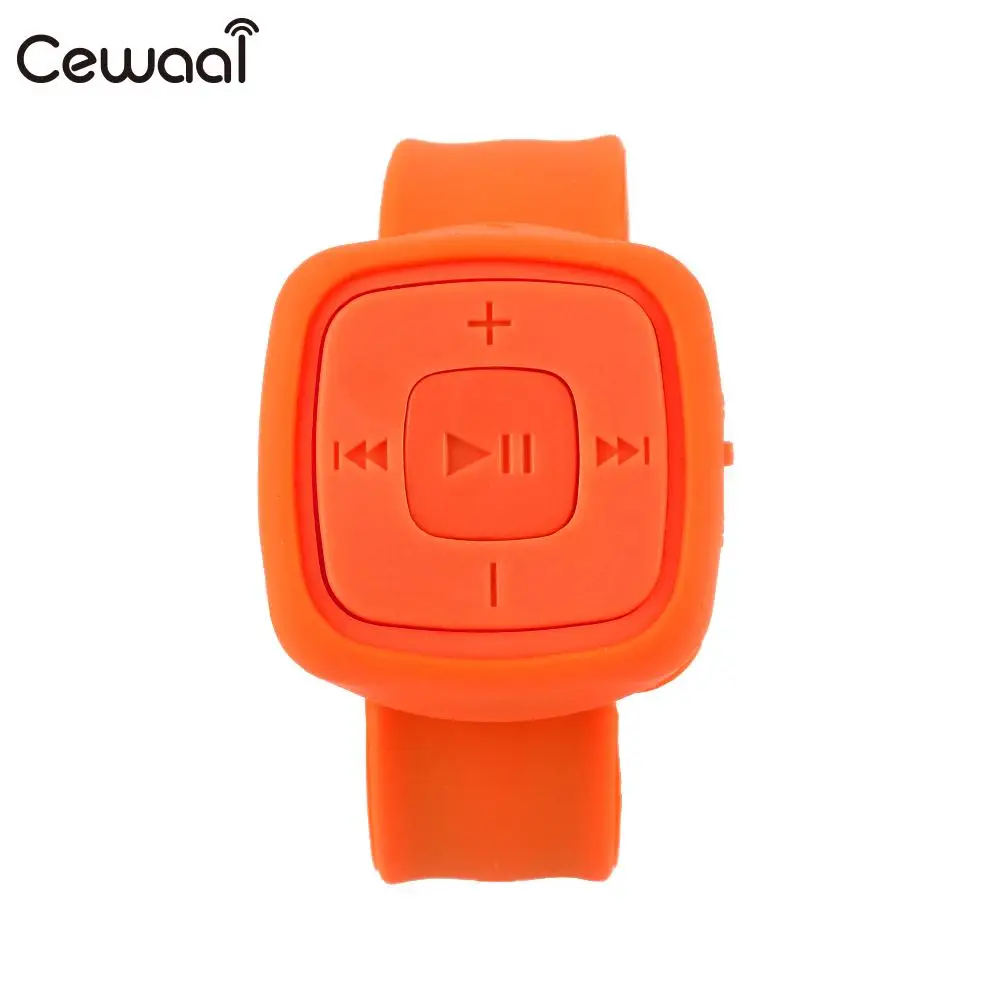 orange USB наручные MP3 музыкальный плеер для пеших прогулок спортивные компактные модные - Цвет: orange