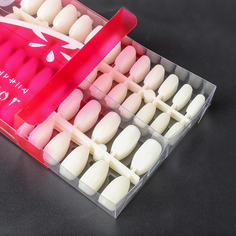 

False Nail Tips 12 Sizes with Box DIY Acrylic UV Gel French Artificial Fake Nails Art Manicure Tools Full Cover Finger Extension