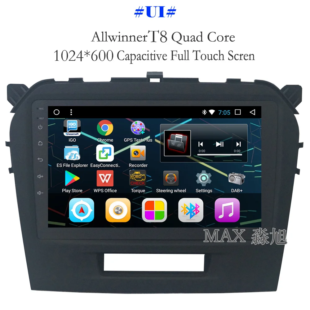 Discount MAX 2.5D IPS Screen Android 8.1 Car dvd For Suzuki Grand Vitara 2015 2016 2017 Radio RDS Bluetooth 4G WiFi SWC GPS  Free Map 2