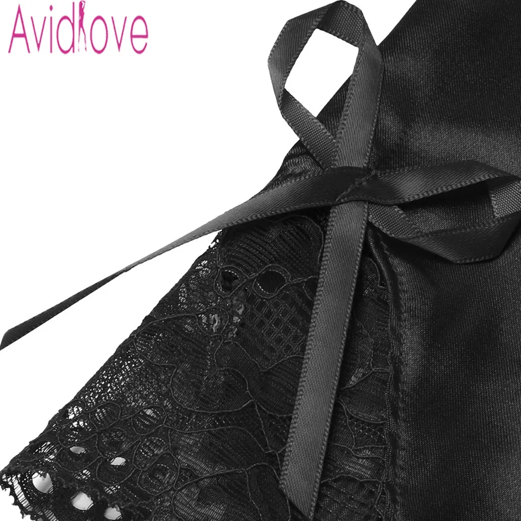 Avidlove женская пижама сексуальное ночное белье летние шорты комплект атласное
