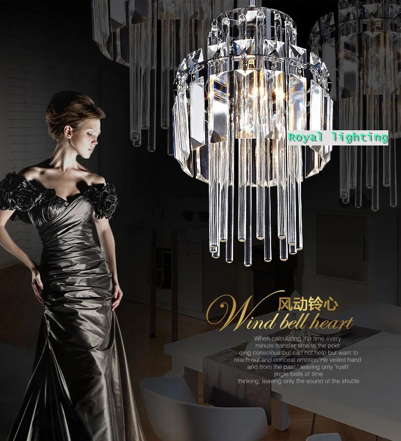 Sunroom Kitchen Crystal Lamp Suspension Light Dining Room Luxury Sunroom Kitchen Crystal Lamp Suspension Light Dining Room Luxury Pendant Modern Restaurant Bar Lighting In Lights From