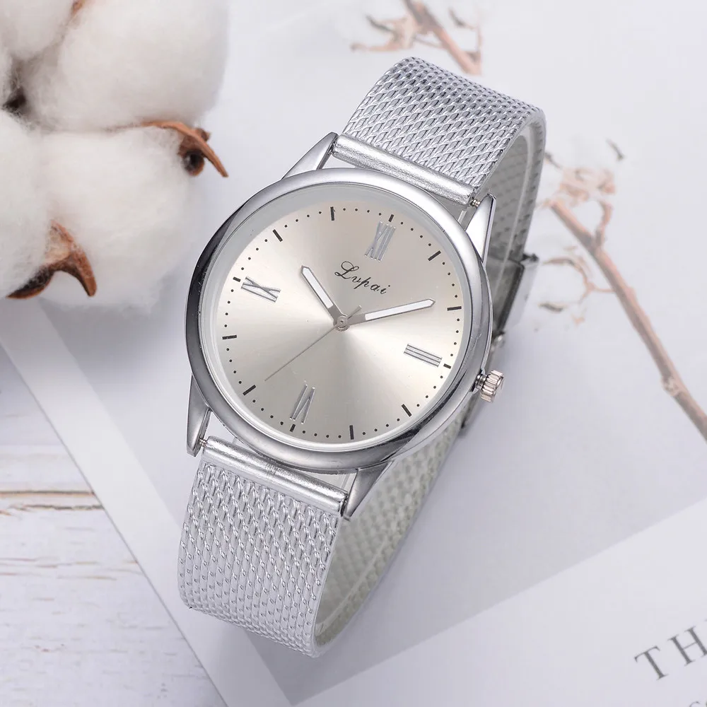 

Montre Femme Women's Watch High Quality Rose Gold Ladies Casual Quartz Silicone Band Analog Wristwatch For Gifts reloj mujer F4