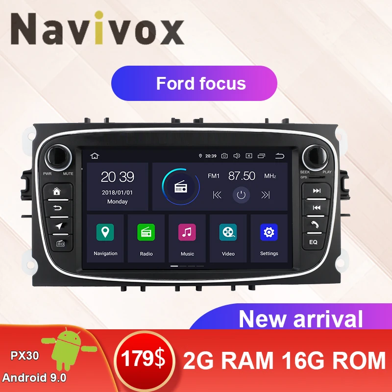 Excellent Navivox 2 Din Android 9.0 Car Multimedia Player for Ford Focus 2 3 2004-2011 Mondeo Galaxy S-max Kuga C-max Car Radio Navigation 0 Excellent Navivox 2 Din Android 9.0 Car Multimedia Player for Ford Focus 2 3 2004-2011 Mondeo Galaxy S-max Kuga C-max Car Radio Navigation 0