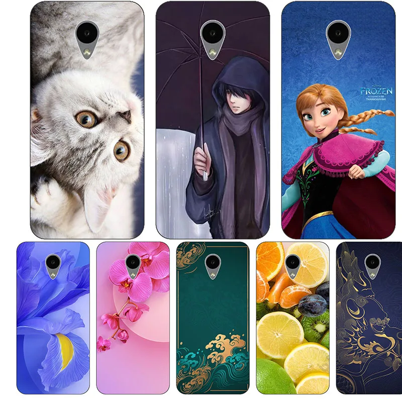 Cute Fashion Flower Case For Meizu 15 Lite M15 5.46&quot Cases Pattern Printed Phone Cover Fundas 15Lite | Мобильные телефоны и