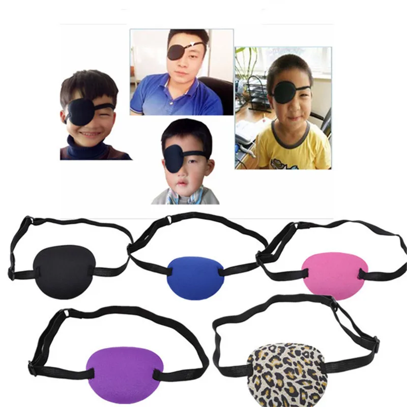 Adult Portable Soft Eye Patch Amblyopia Traning Goggles Child Single