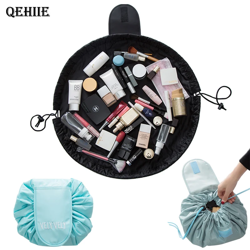 2018 new lazy makeup bag portable travel bulk beautician organizer wash bag Makeup Bag Cosmetics bags storage brush