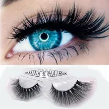 Макияж 1 пара Роскошные 3D накладные ресницы пушистая полоса ресницы длинные натуральные вечерние накладные ресницы