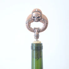 Новое поступление, пробка для бутылки вина с черепом из цинкового сплава, новинка, инструменты для сохранения, пробка шампанского вина, Рождественское украшение