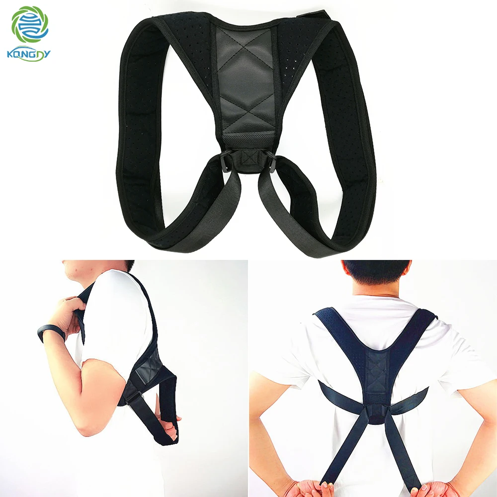 

KONGDY Clavicle Corrector Back Support Adjustable Poor Posture Correction Belt Relieve Back Pain Health Care Humpback Correction