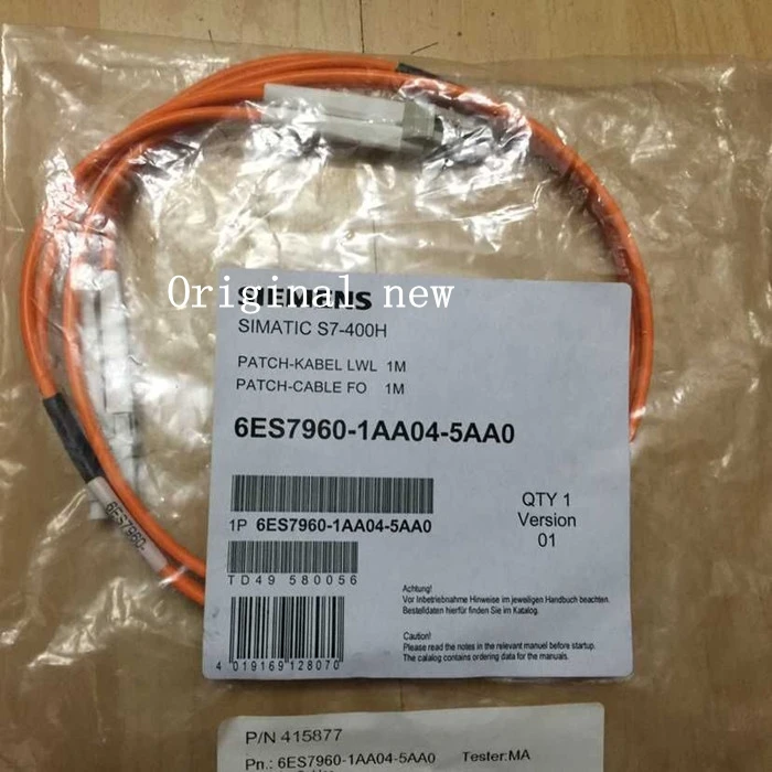 SIMATIC S7 400H патч кабель FO 1 м для SYNC MODULE 6ES7960 1AA04 5AA0 оригинальный новый|Кабели питания|