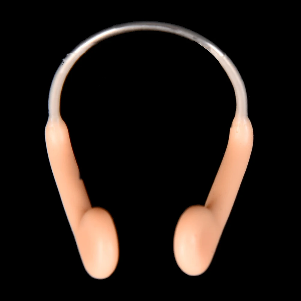 Swimming Durable No-skid Soft Silicone Steel Wire Nose Clip For Swimming Diving Water Sports