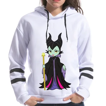 

2017 High Quality Spring New Fashion Black Witch Print Women Hoodies Harajuku Printting Sweatshirts Female Long Sleeve Hooded