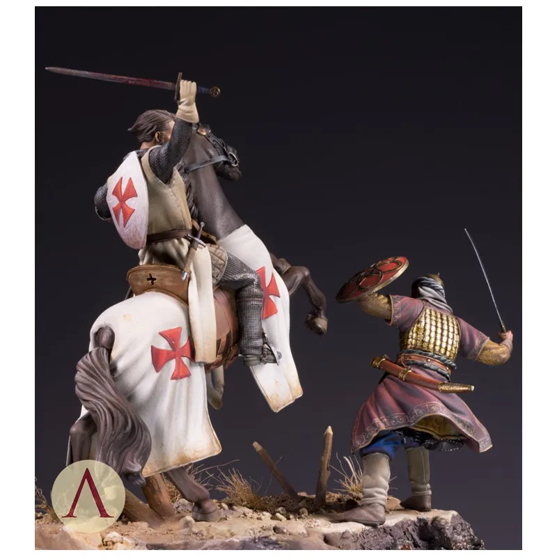 1/24 75mm Resin Figure Model Kit Ancient Warrior Saracen Unassambled Unpainted 