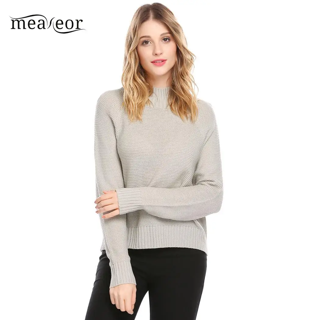 ACEVOG Women Autumn Winter Casual Long Sleeve Hip Length