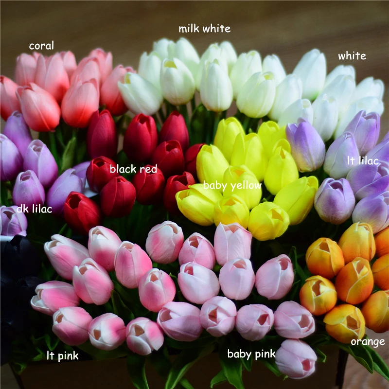 baby pink tulips