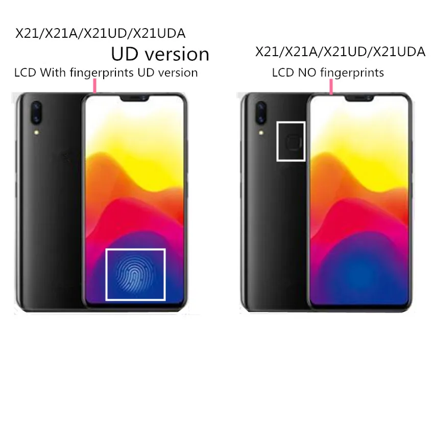 ЖК дисплей и сенсорный экран для vivo X21 X21A X21UD X21UDA|Экраны мобильных телефонов| |