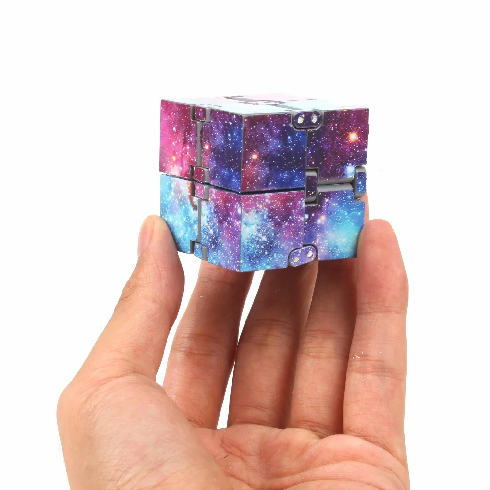 Infinity Cube Prime потрогать палец игрушка галактика снижение давления 4x4x4 см время для