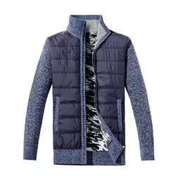 Новинка 2018 года vete для мужчин t femme модная мужская зимняя теплая куртка пальто Верхняя одежда Тонкий длинный рукав на молнии пальто зимнее