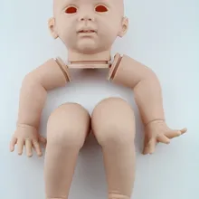 Мягкая виниловая кукла для малышей, набор, пустая голова, 3/4 руки, ноги, сделай сам, Reborn Baby Doll, аксессуары для 24 дюймов, реалистичные детские куклы