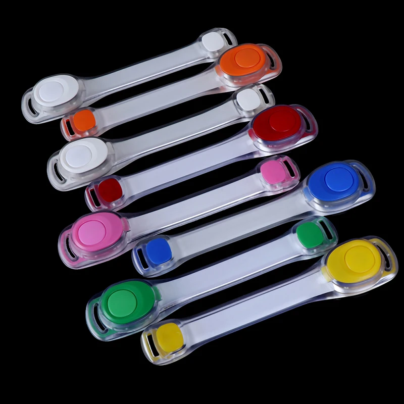 

New 1Pc Adjustable Cycling Running LED Armband Light For Outdoor Running Reflective Safety Elastic Belt Arm Strap Night