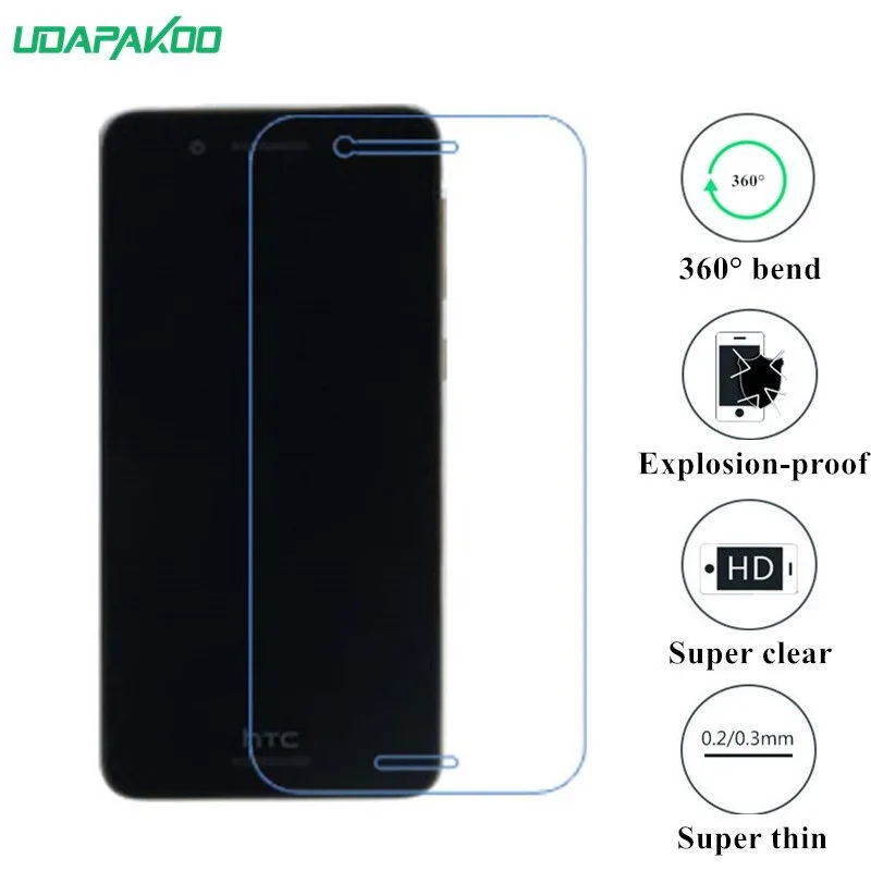 Udapakoo прозрачная закаленная (мягкое стекло) пленка для HTC Desire 728/Dual SIM 728W 728G нано