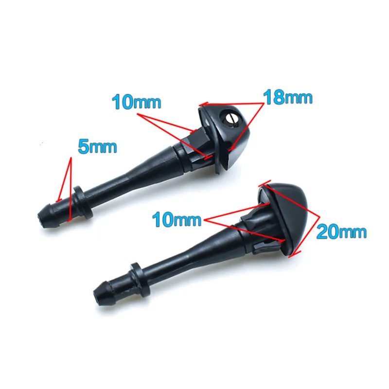 

2pcs 5207300-K00 Wiper nozzle for great wall haval CUV HAVAL h3 H5 Cover sprinkler hover CUV Wiper sprinkler Front nozzle