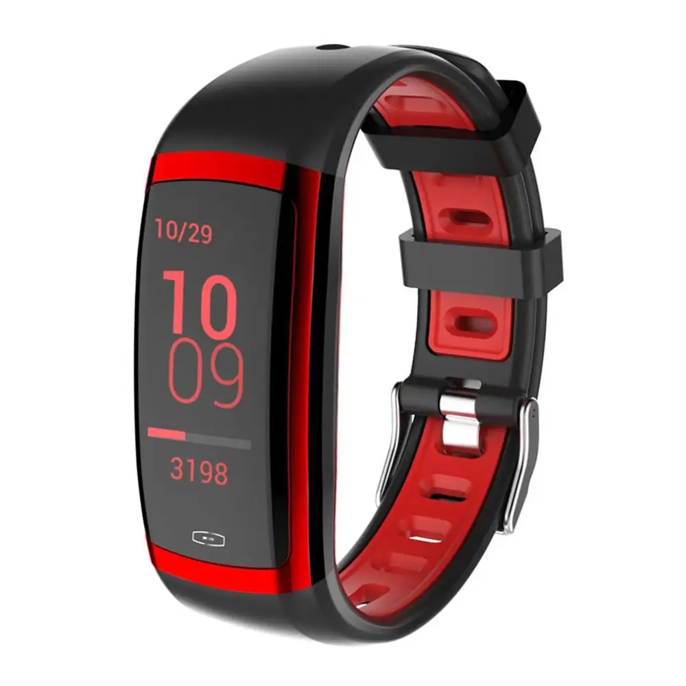 CD09 смарт-браслет монитор сердечного ритма Фитнес трекер GPS отслеживающий браслет IP67 Водонепроницаемый спортивные Smartband для IOS и Android - Цвет: red