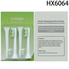 4 шт. насадки для электрической зубной щетки звуковая сменная насадка для зубной щетки PHILIPS мягкая щетина HX6902 HX6064 HX6930 HX9340 HX6950 HX6710