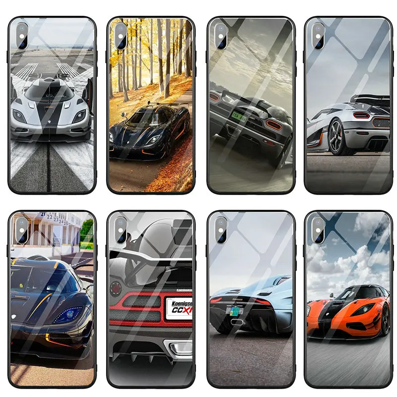 Супер автомобильный Koenigsegg Agera RS для iPhone 5 5S SE 7 8 6s Plus X XR XS Max чехлы телефонов из