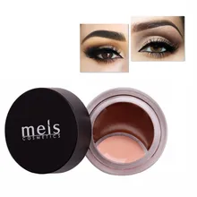 Профессиональный макияж водонепроницаемый коричневый тени для бровей Макияж инструмент для хайлайтера крем для бровей 2 цвета