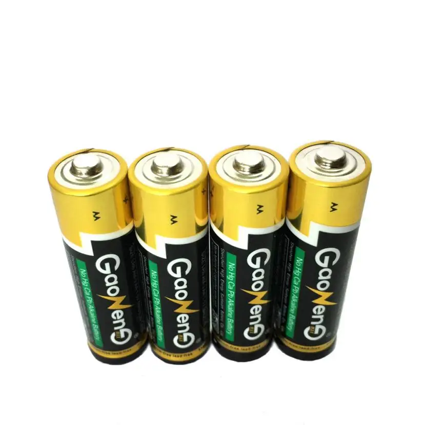 4 Pack 1600MAH AA R6 Alkaline Batteries Universally Drop Shipping Hot
