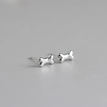 

Fashion Small Tiny Bones Stud Earrings Cute Dog Bone Earrings Stud for Women Girls Simple Jewelry