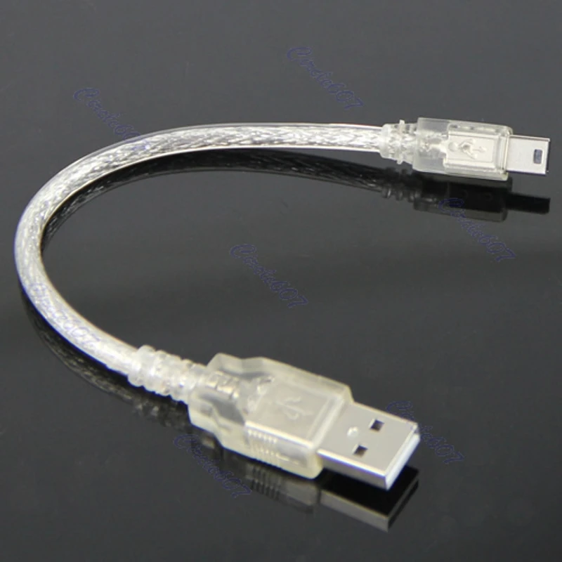 

Short Extension Cable A Male to Mini 5-pin B Male USB Adapter Cable USB2.0