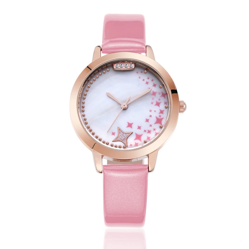 

Fashon women brand watches leather strap casual wristwatches NO.2